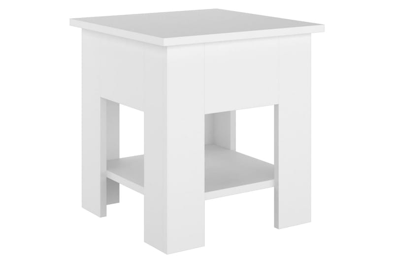 Soffbord vit 40x40x42 cm konstruerat trä - Vit - Möbler - Bord & matgrupper - Soffbord