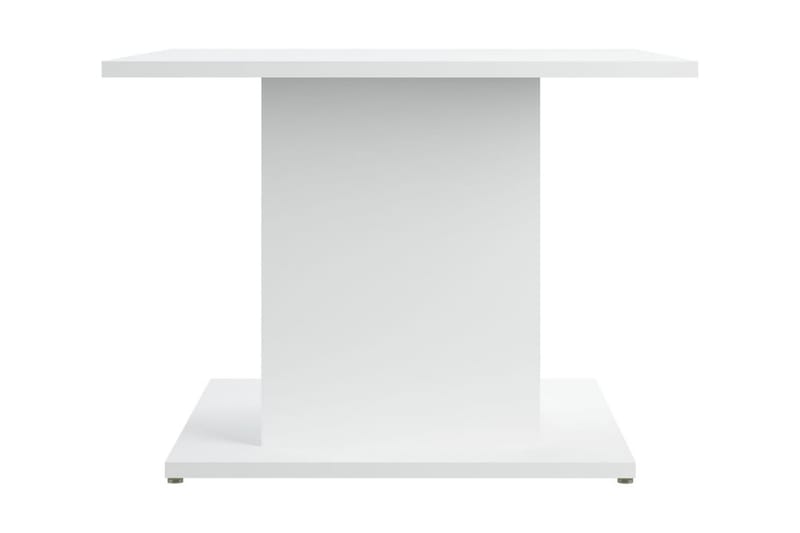 Soffbord vit 55,5x55,5x40 cm spånskiva - Vit - Soffbord