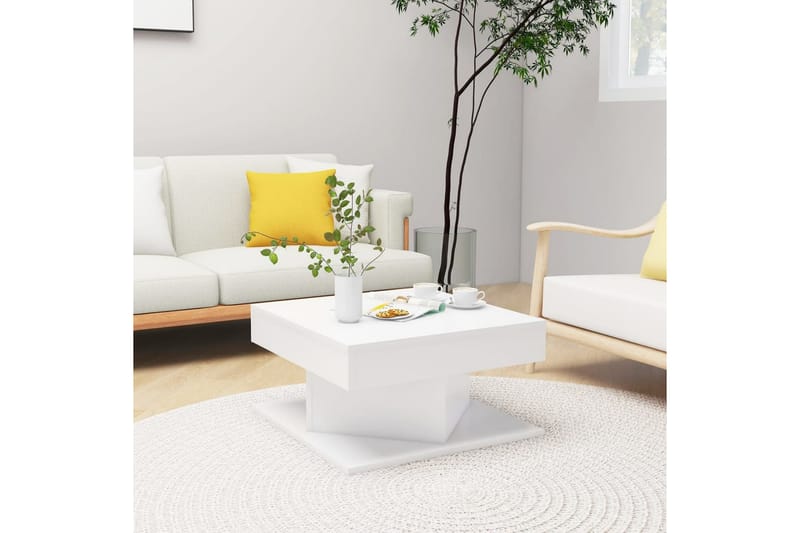 Soffbord vit 57x57x30 cm spånskiva - Vit - Möbler - Bord & matgrupper - Soffbord