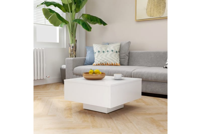 Soffbord vit 60x60x31,5 cm spånskiva - Vit - Möbler - Bord & matgrupper - Soffbord