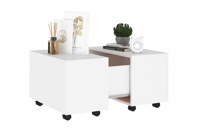 Soffbord vit 60x60x38 cm spånskiva - Vit - Möbler - Bord & matgrupper - Soffbord