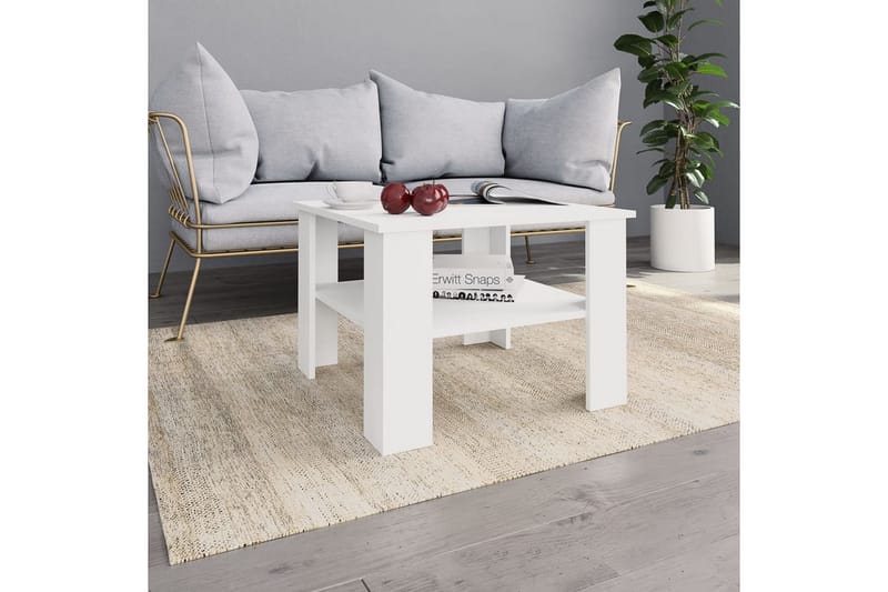 Soffbord vit 60x60x42 cm spånskiva - Vit - Möbler - Bord & matgrupper - Soffbord
