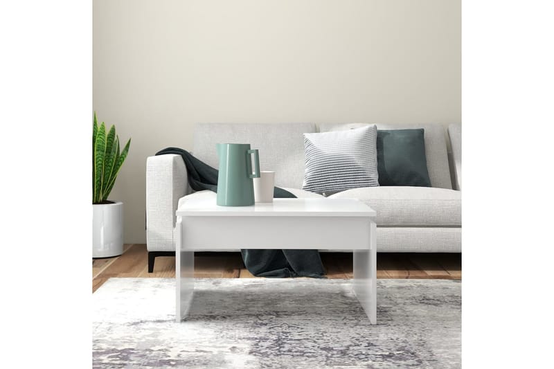 Soffbord vit 68x50x38 cm spånskiva - Vit - Möbler - Bord & matgrupper - Soffbord