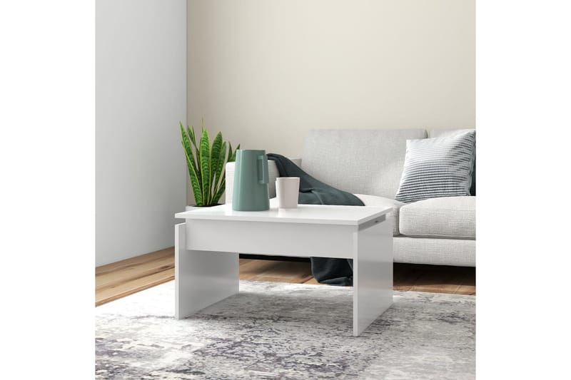 Soffbord vit 68x50x38 cm spånskiva - Vit - Möbler - Bord & matgrupper - Soffbord
