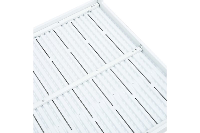 Soffbord vit 78x78x74 cm HDPE träutseende - Vit - Möbler - Bord & matgrupper - Soffbord