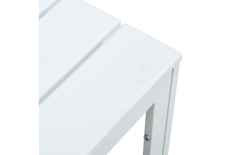 Soffbord vit 78x78x74 cm HDPE träutseende - Vit - Möbler - Bord & matgrupper - Soffbord