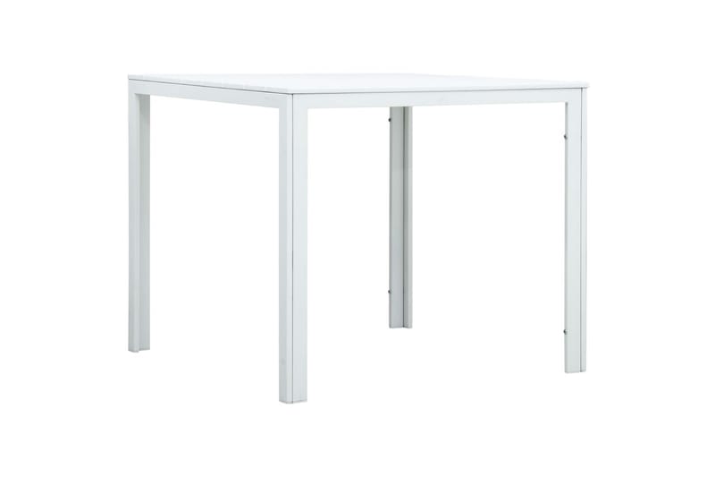 Soffbord vit 78x78x74 cm HDPE träutseende - Vit - Möbler - Bord & matgrupper - Soffbord
