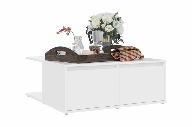 Soffbord vit 80x80x31 cm spånskiva - Vit - Möbler - Bord & matgrupper - Soffbord