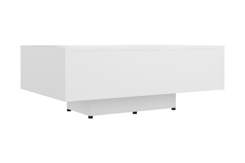 Soffbord vit 85x55x31 cm spånskiva - Vit - Soffbord