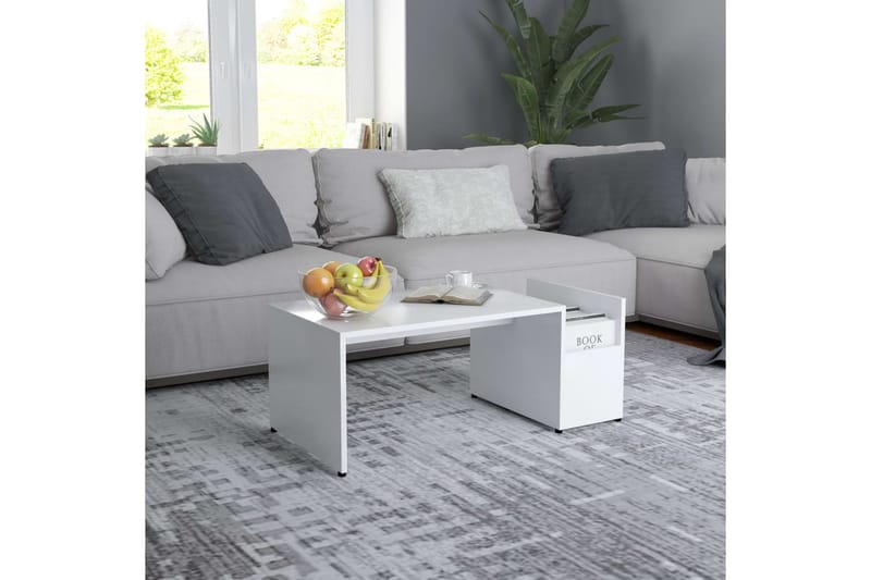 Soffbord vit 90x45x35 cm spånskiva - Vit - Möbler - Bord & matgrupper - Soffbord