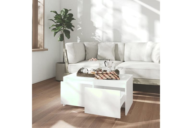 Soffbord vit 90x50x41,5 cm spånskiva - Vit - Möbler - Bord & matgrupper - Soffbord