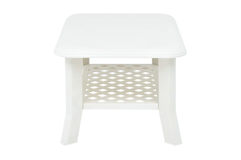 Soffbord vit 90x60x46 cm plast - Vit - Möbler - Bord & matgrupper - Soffbord