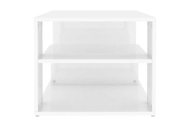 Soffbord vit högglans 100x50x40 cm spånskiva - Vit - Möbler - Bord & matgrupper - Soffbord