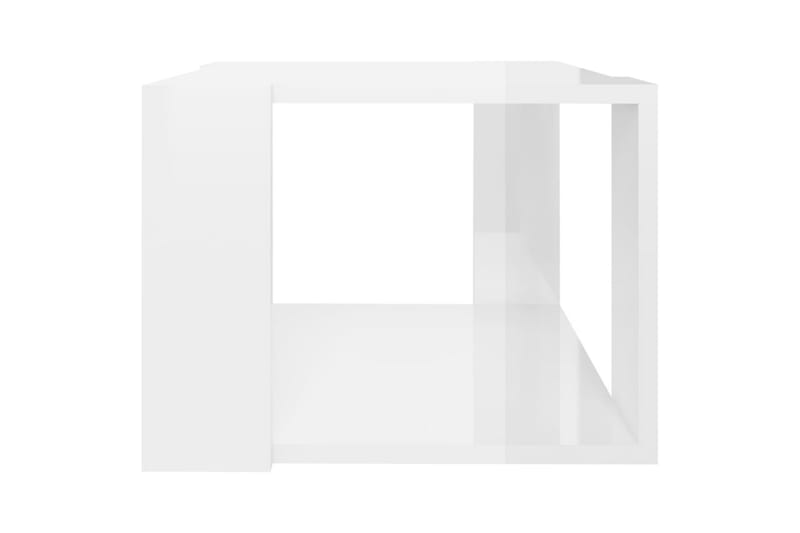 Soffbord vit högglans 40x40x30 cm spånskiva - Vit - Möbler - Bord & matgrupper - Soffbord