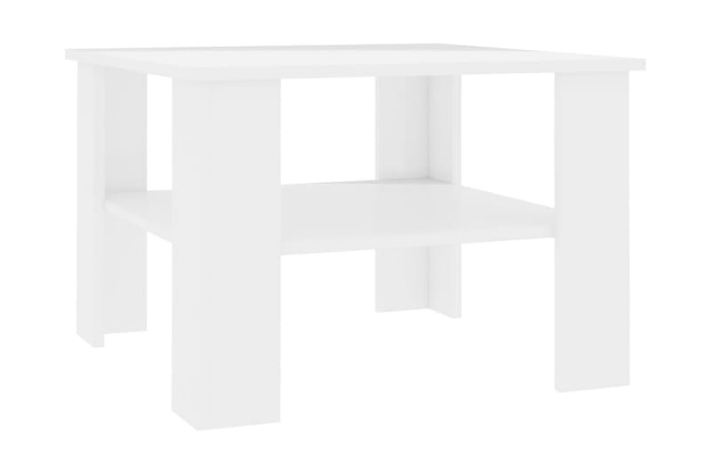 Soffbord vit högglans 60x60x42 cm spånskiva - Vit högglans - Möbler - Bord & matgrupper - Soffbord