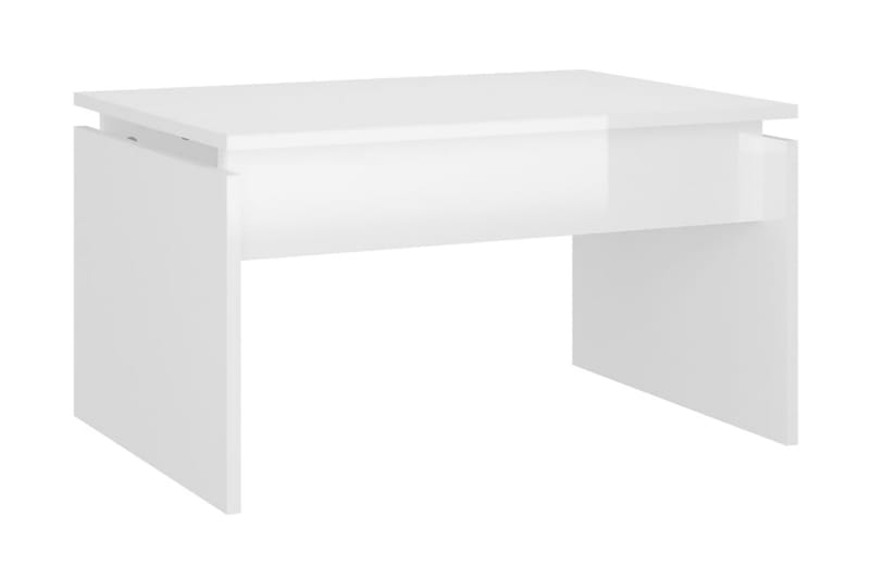 Soffbord vit högglans 68x50x38 cm spånskiva - Vit - Möbler - Bord & matgrupper - Soffbord