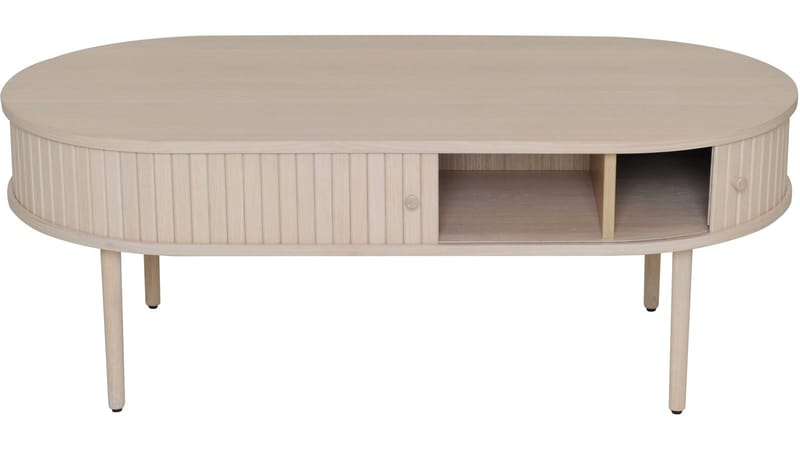 Soffbord Yngvar 120x60 cm - Vitpigmenterad ek - Möbler - Bord & matgrupper - Soffbord