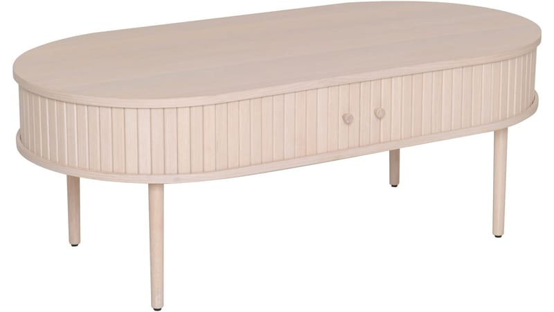 Soffbord Yngvar 120x60 cm - Vitpigmenterad ek - Möbler - Bord & matgrupper - Soffbord