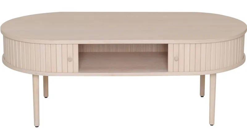 Soffbord Yngvar 120x60 cm - Vitpigmenterad ek - Möbler - Bord & matgrupper - Soffbord
