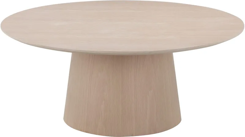 Soffbord Solhem 100 cm, Vitpigmenterad ek