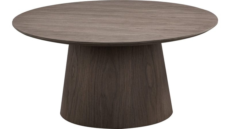 Soffbord Solhem 80 cm, Brunlackad ek