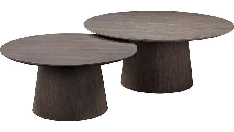 Soffbord Solhem 80 cm - Brunlackad ek - Möbler - Bord & matgrupper - Soffbord