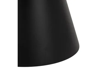 Soli Förlängingsbart Soffbord 66 cm Runt - Glas/Svart/Matt Svart - Möbler - Bord & matgrupper - Soffbord