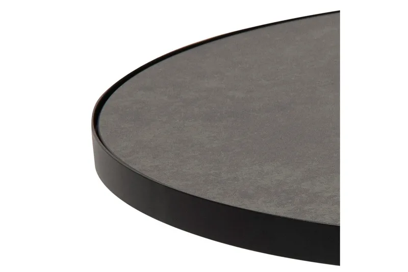 Soli Förlängingsbart Soffbord 66 cm Runt - Glas/Svart/Matt Svart - Möbler - Bord & matgrupper - Soffbord