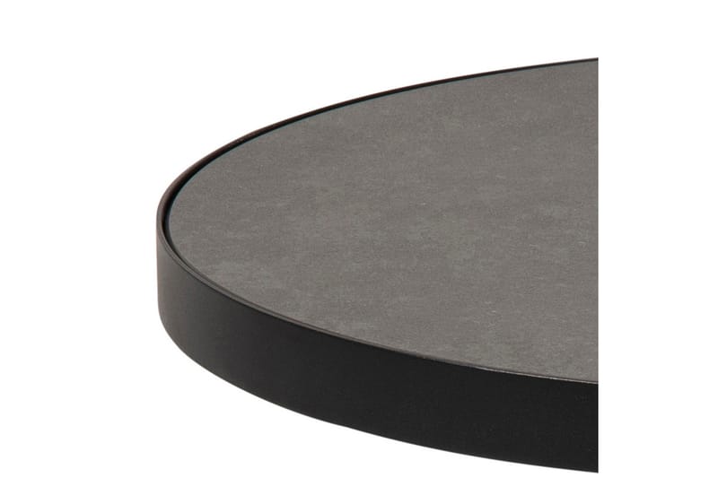 Soli Soffbord 46 cm Runt - Glas/Svart/Matt Svart - Möbler - Bord & matgrupper - Soffbord