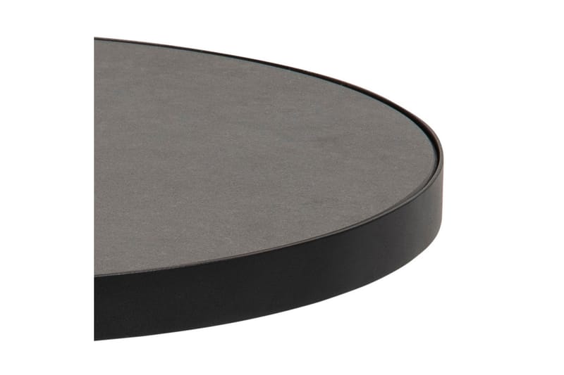 Soli Soffbord 46 cm Runt - Glas/Svart/Matt Svart - Möbler - Bord & matgrupper - Soffbord