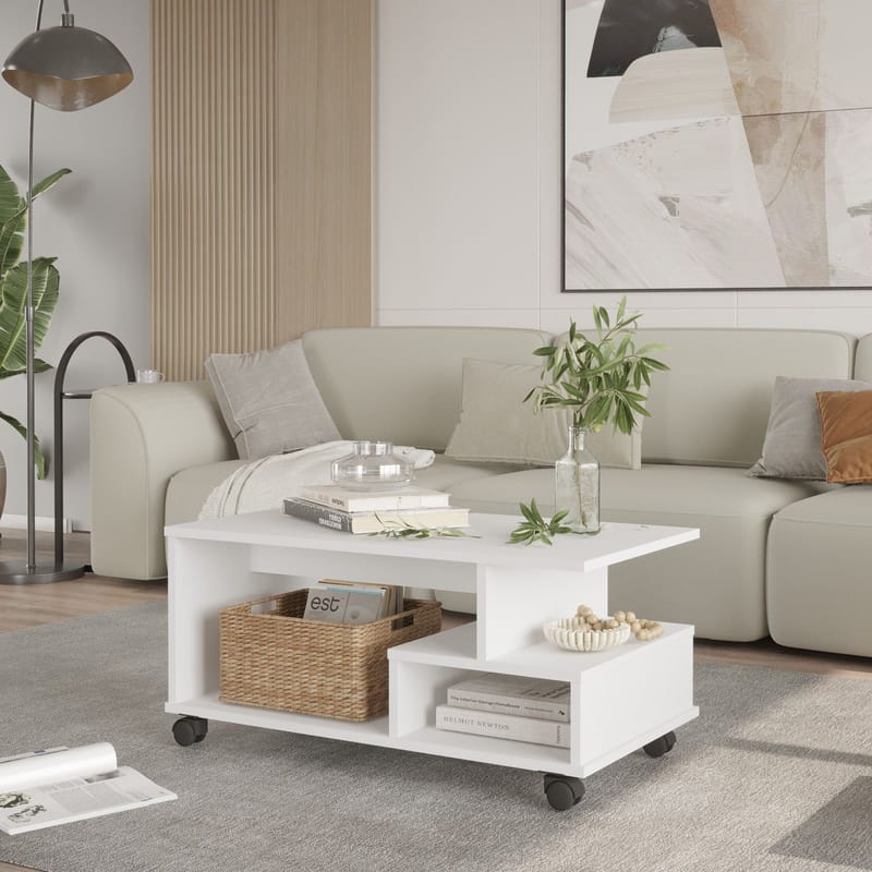 Solven Soffbord 90x42,5x51 cm - Vit - Möbler - Bord & matgrupper - Soffbord