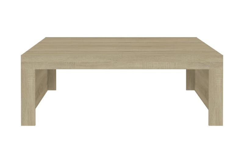 Soffbord sonoma-ek 100x100x35 cm spånskiva - Brun - Möbler - Bord & matgrupper - Soffbord