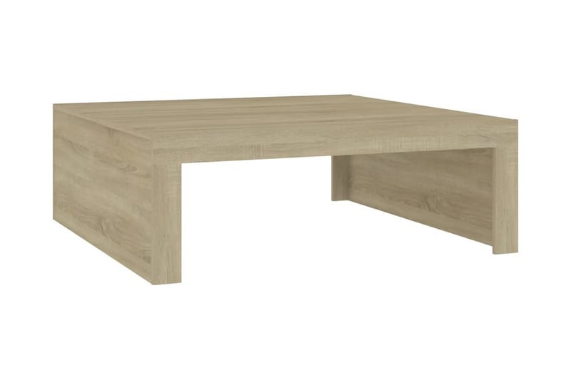 Soffbord sonoma-ek 100x100x35 cm spånskiva - Brun - Möbler - Bord & matgrupper - Soffbord