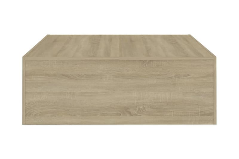 Soffbord sonoma-ek 100x100x35 cm spånskiva - Brun - Möbler - Bord & matgrupper - Soffbord