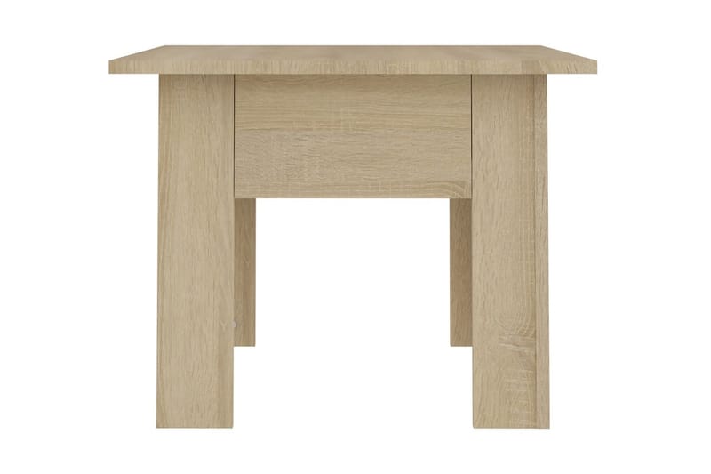 Soffbord sonoma-ek 55x55x42 cm spånskiva - Brun - Möbler - Bord & matgrupper - Soffbord