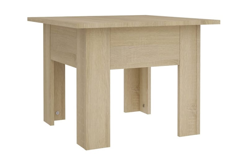 Soffbord sonoma-ek 55x55x42 cm spånskiva - Brun - Möbler - Bord & matgrupper - Soffbord