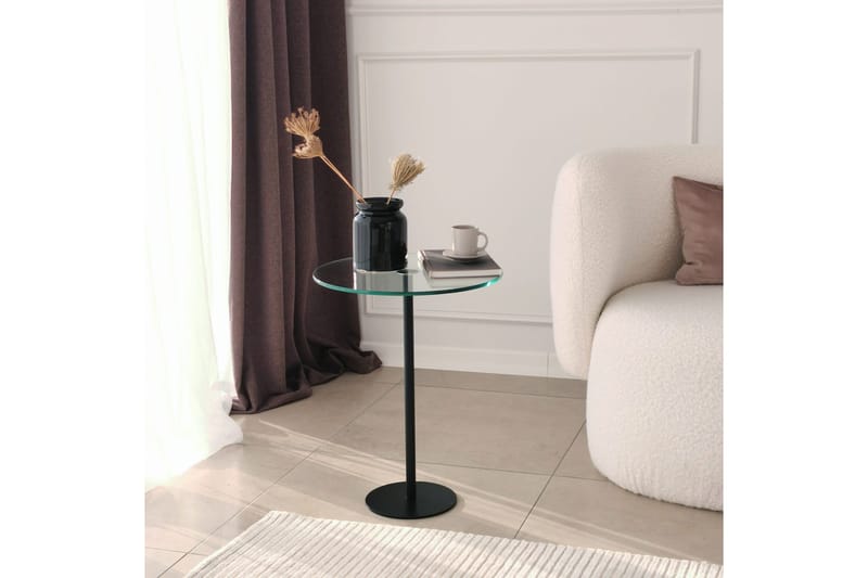 Sotinge Soffbord 40x50x40 cm Runt - Svart - Möbler - Bord & matgrupper - Soffbord