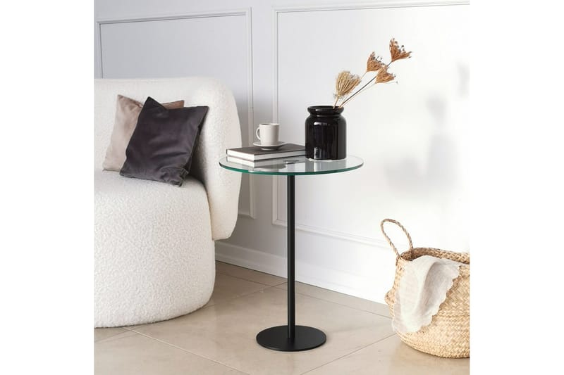 Sotinge Soffbord 40x50x40 cm Runt - Svart - Möbler - Bord & matgrupper - Soffbord