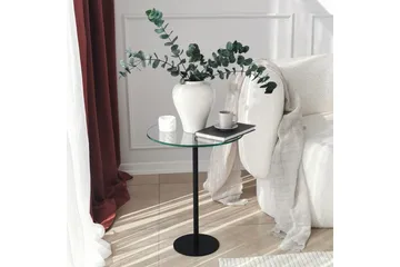 Sotinge Soffbord 40x50x40 cm Runt - Svart - Möbler - Bord & matgrupper - Soffbord