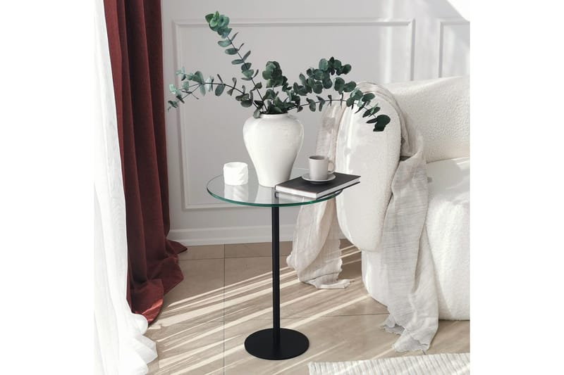 Sotinge Soffbord 40x50x40 cm Runt - Svart - Möbler - Bord & matgrupper - Soffbord