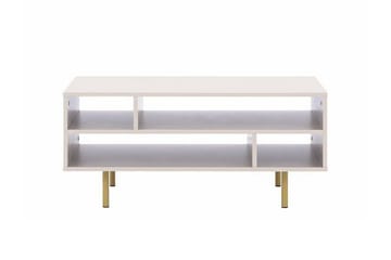 Staffin Rektangulärt Soffbord med Öppna Hyllfack i Trä - Beige - Möbler - Bord & matgrupper - Soffbord