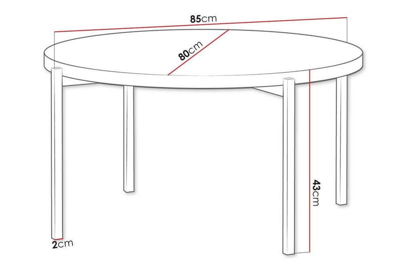Staffin Soffbord - Svart - Möbler - Bord & matgrupper - Soffbord
