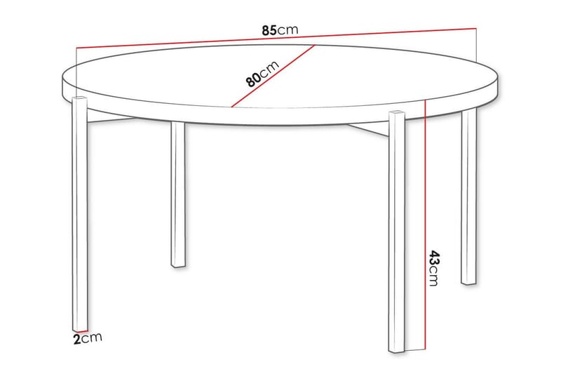 Staffin Soffbord - Svart - Möbler - Bord & matgrupper - Soffbord