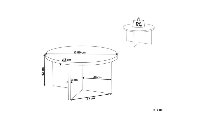 Soffbord Stanton Grå - Grå - Möbler - Bord & matgrupper - Soffbord