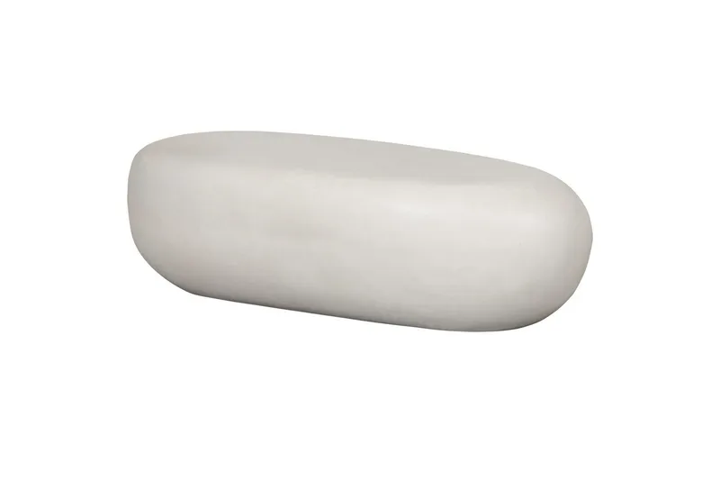 Soffbord Sten, Vit, 28x100x43 cm