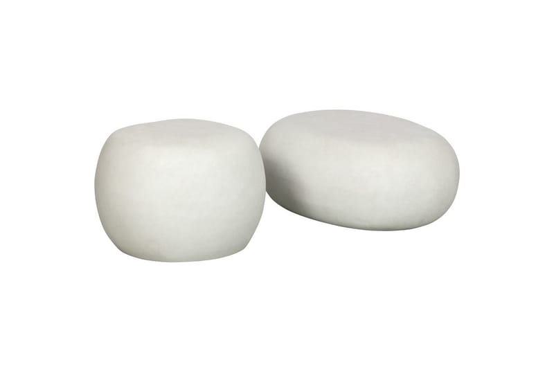 Soffbord Sten - Vit, 31x65x49 cm - Möbler - Bord & matgrupper - Soffbord