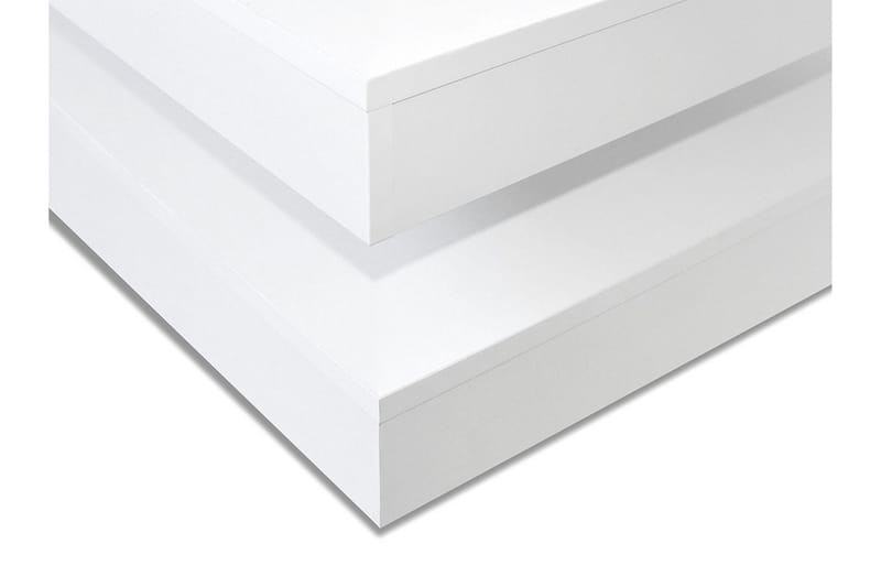 Stoliv Soffbord 70 cm Vridbart med Förvaring Hylla - Vit - Möbler - Bord & matgrupper - Soffbord