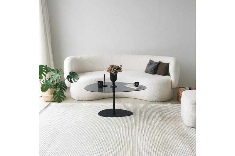 Svanabyn Soffbord 90 cm - Grå/Svart - Möbler - Bord & matgrupper - Soffbord