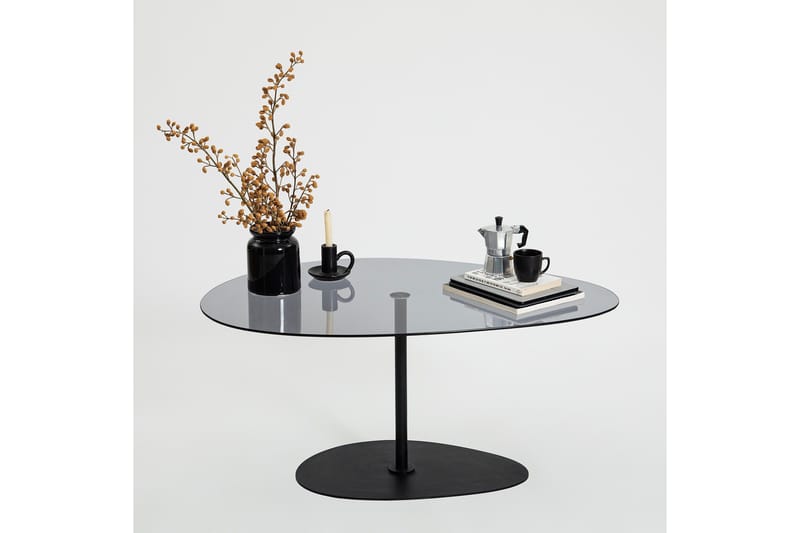 Svanabyn Soffbord 90 cm - Grå/Svart - Möbler - Bord & matgrupper - Soffbord