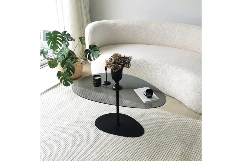Svanabyn Soffbord 90 cm - Grå/Svart - Möbler - Bord & matgrupper - Soffbord